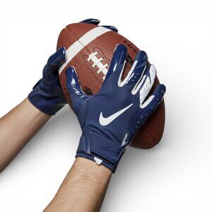 Nike Vapor Jet 5.0 NFL Issued Receiver Football Gloves Size 3XL XXXL Navy Blue